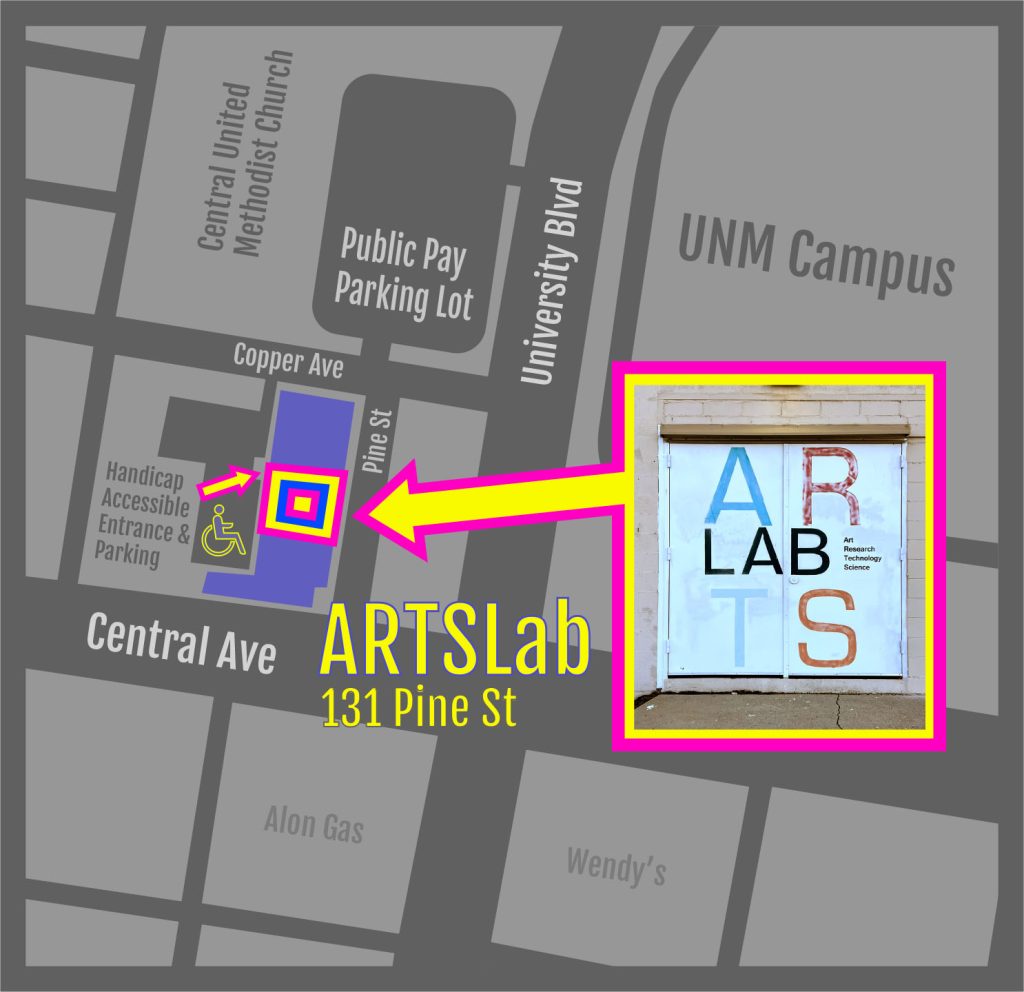 map to ARTSLab building