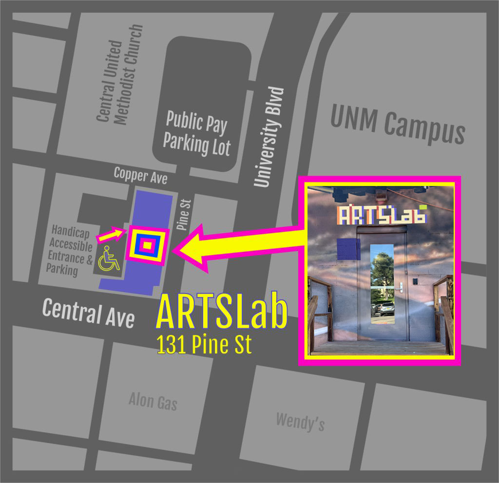 map to ARTSLab building